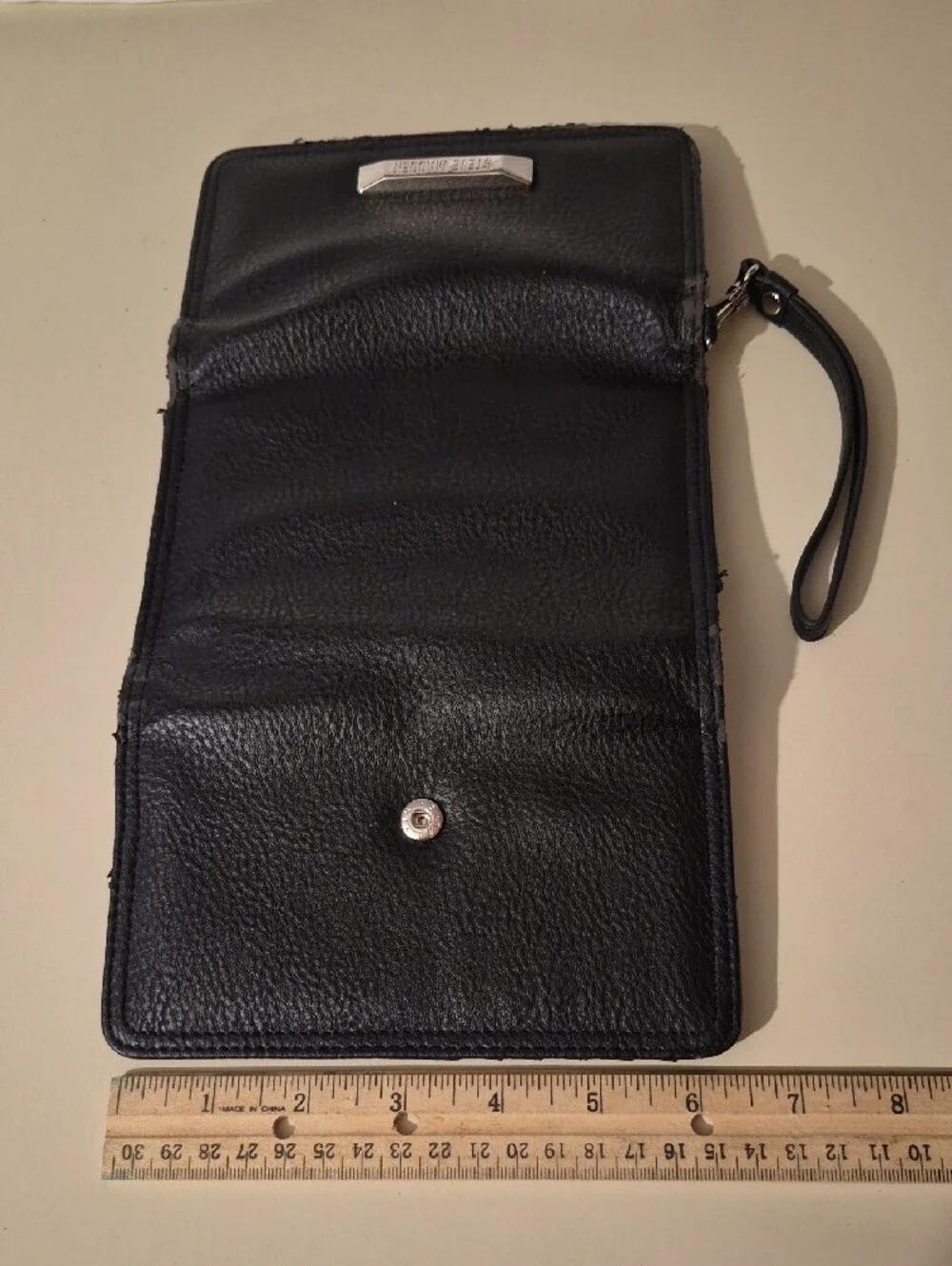 Vintage Steve Madden Black Wristlet Phone Wallet